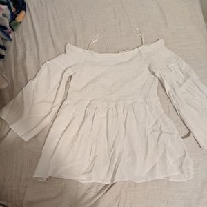 Guess Off-Shoulder Baby Doll Top